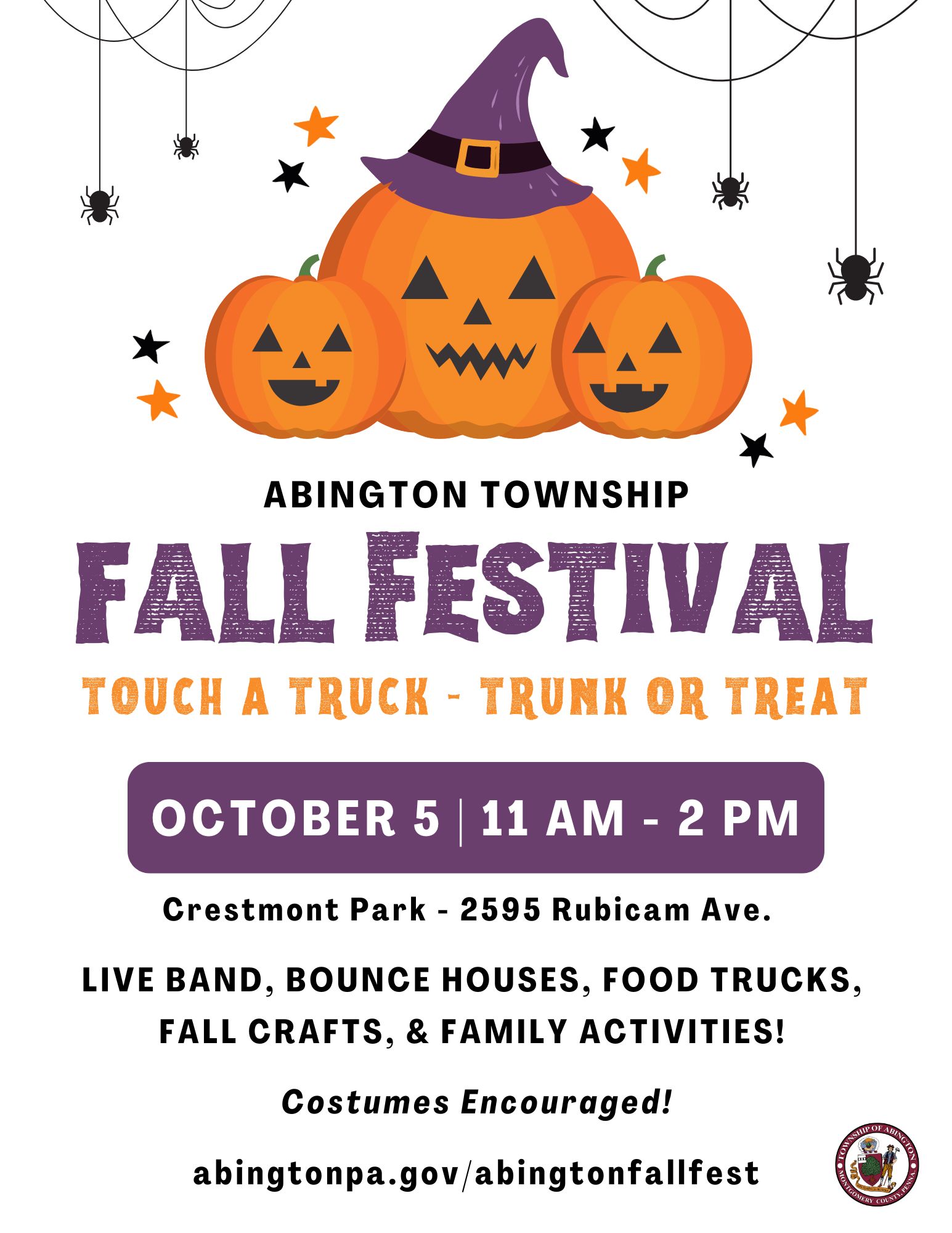 Abington Township Fall Festival Flyer 