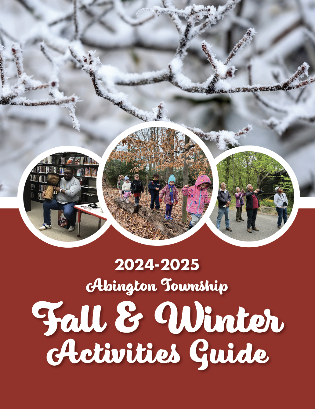 Front Cover of the 2024-2025 Fall and Winter Activities Guide