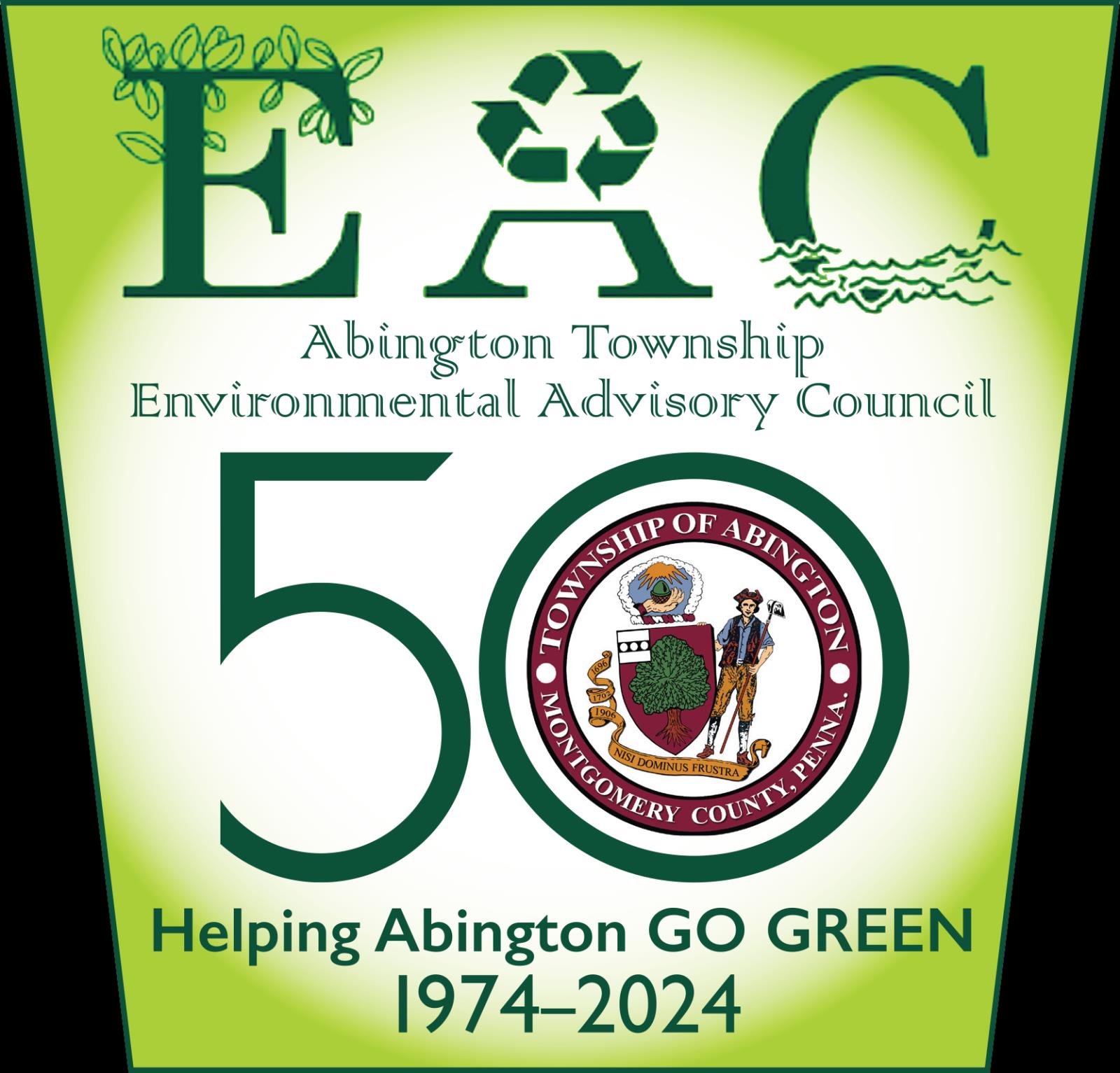 Environmental Advisory Council 50th Anniversary Logo