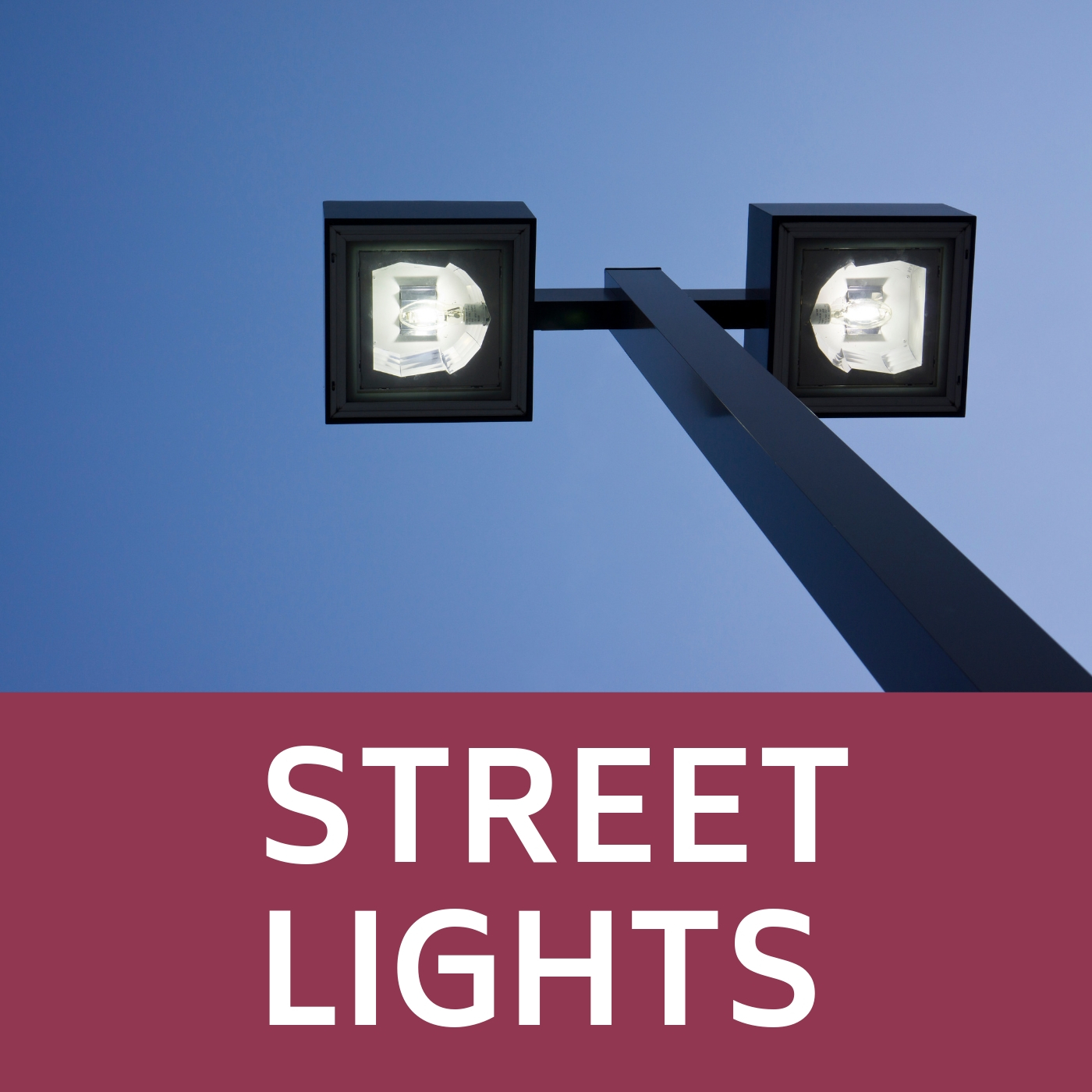 Street Lights Icon that opens the link to a webpage with street light information