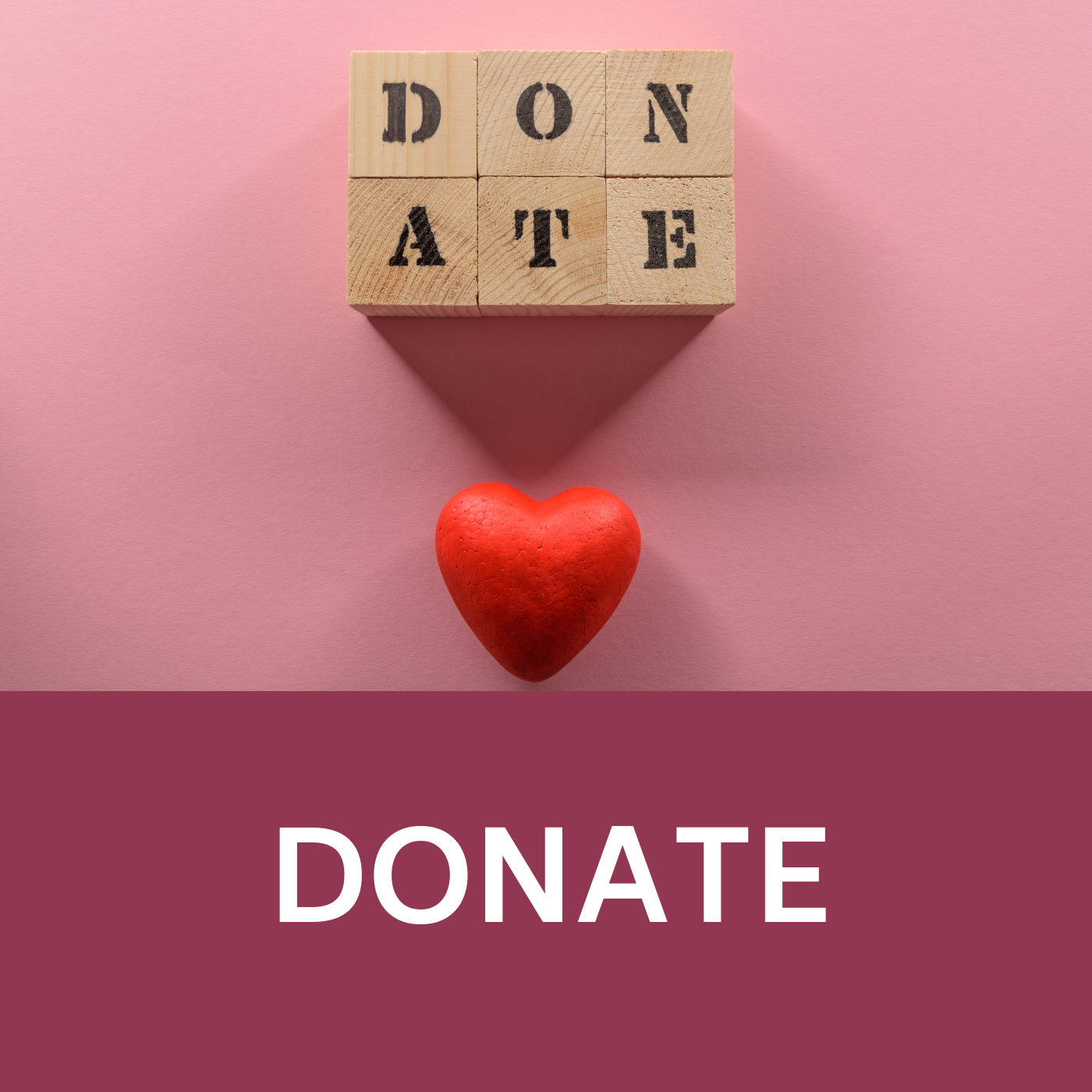 Icon that says donate that links to the donation page on the library website