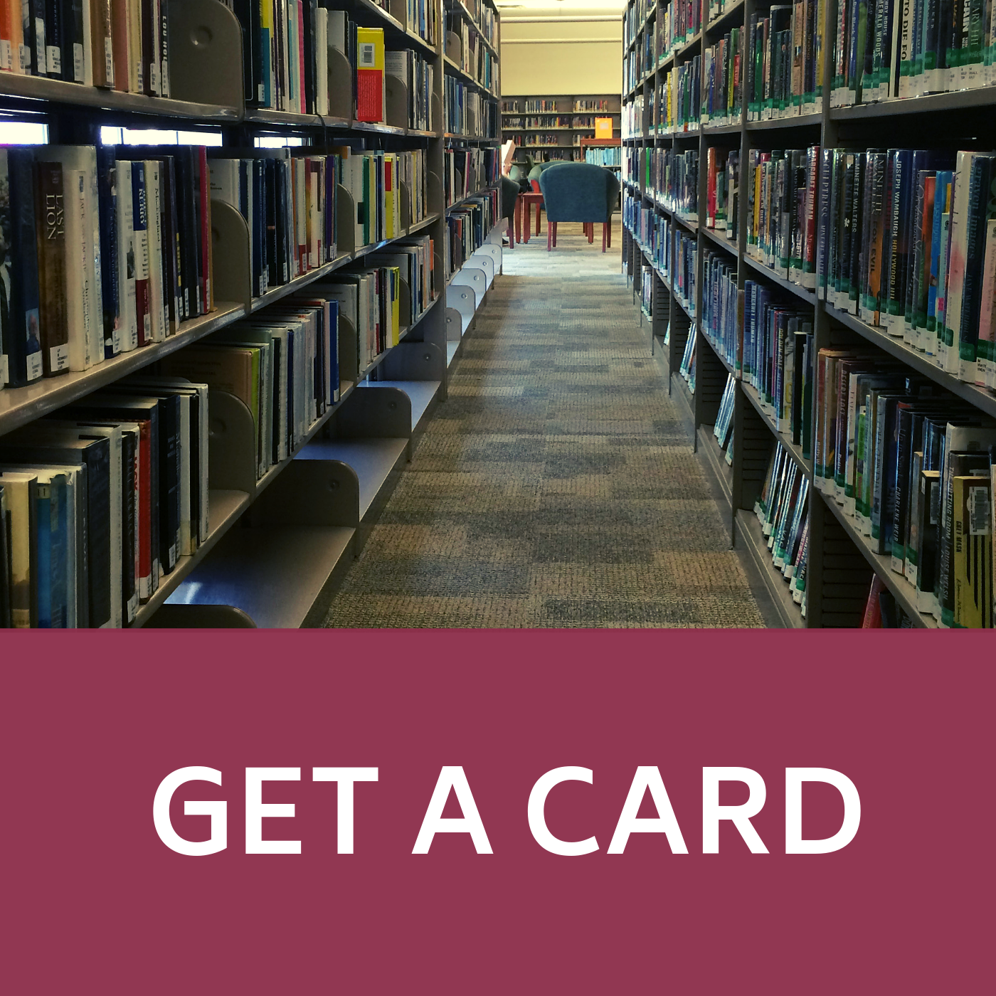 Get a card icon that links to the Library website