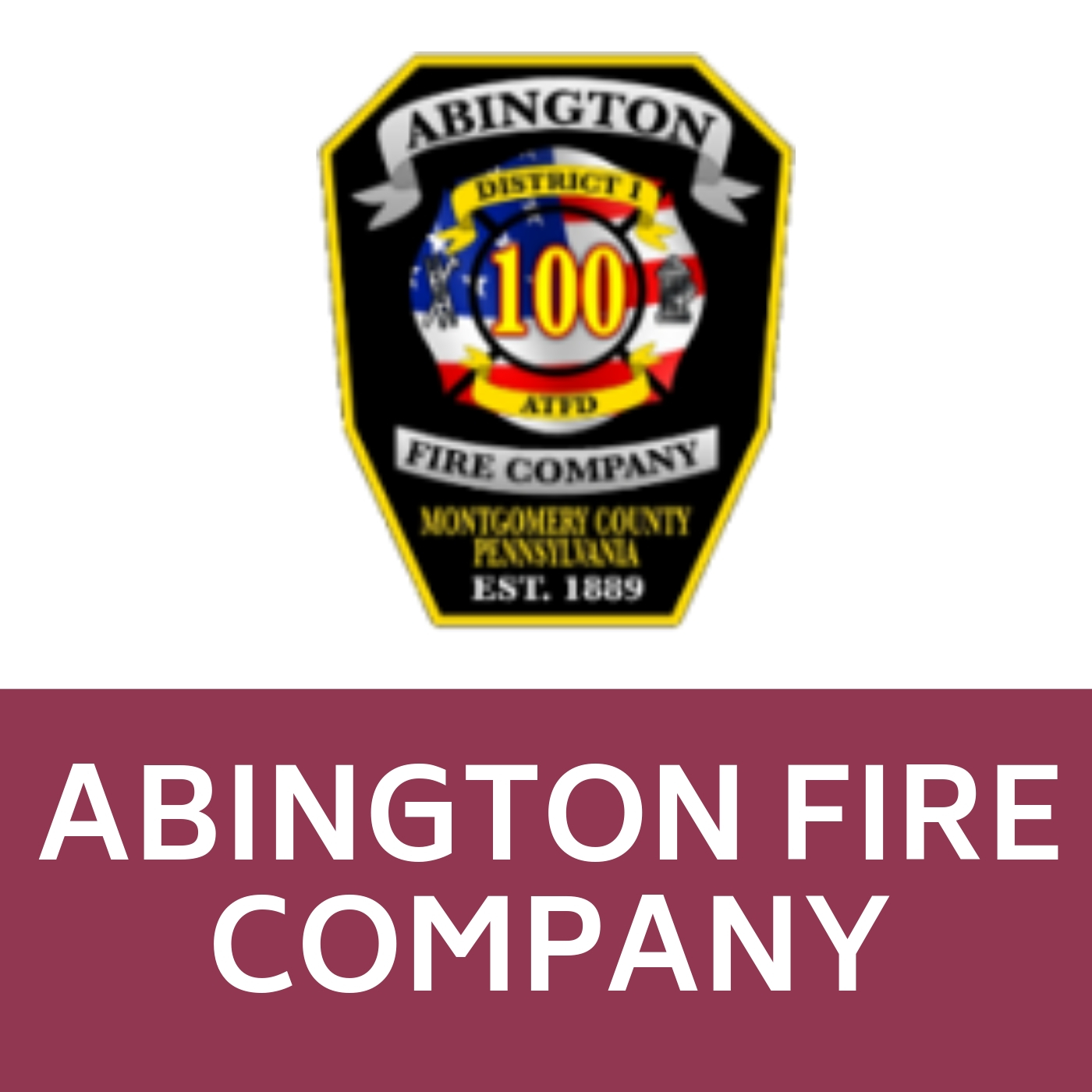 Abington Fire Company Symbol that links to http://www.abingtonfire.net/. 