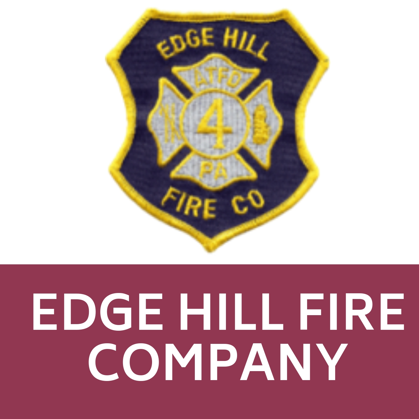 Edge Hill Fire Company Symbol that links to http://www.edgehillfirecompany.com/. 