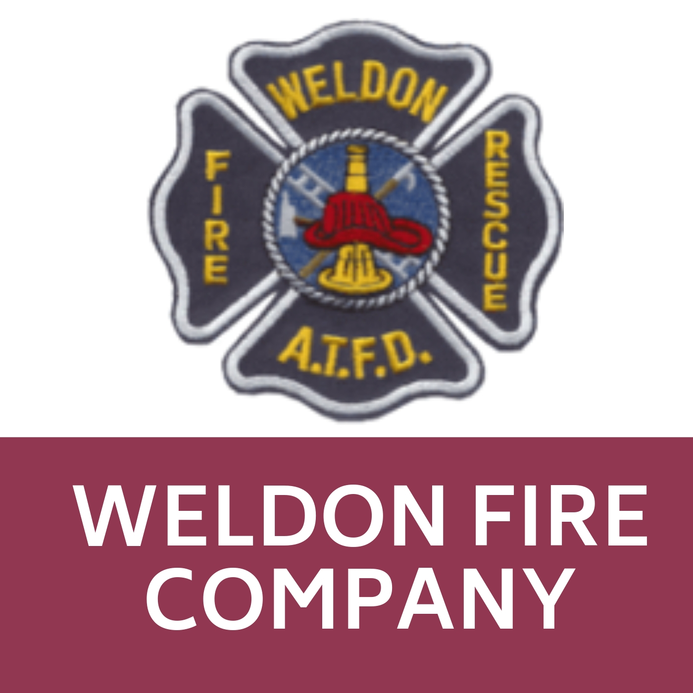 Weldon Fire Company Symbol that links to http://weldonfireco.com/. 