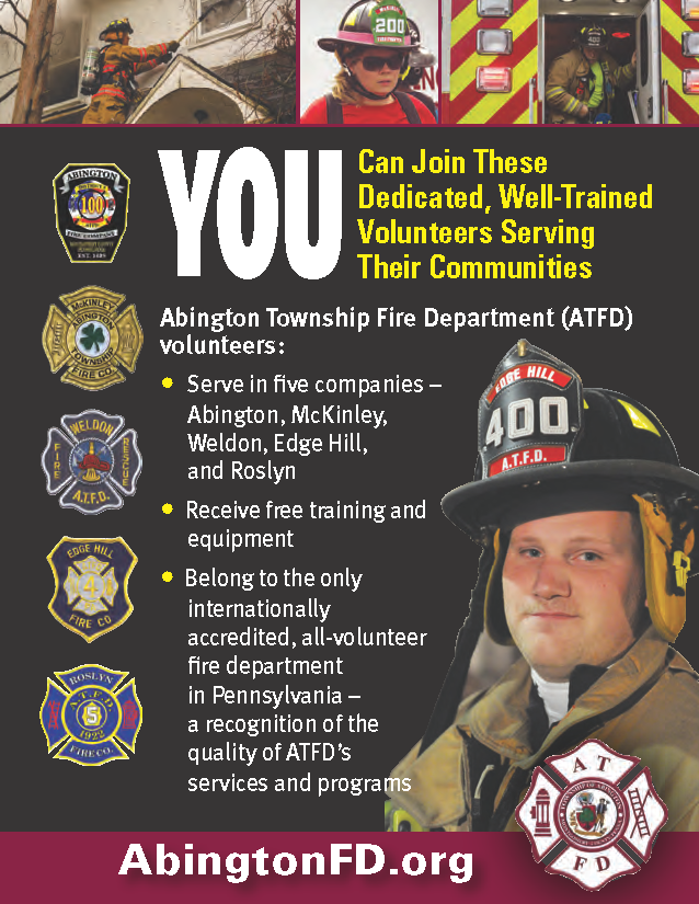 Information about volunteering for the Fire Department.