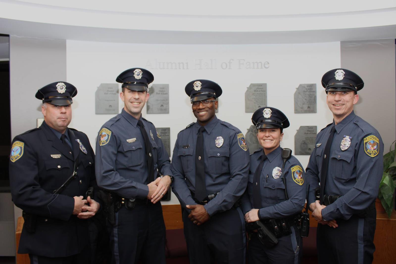 Group image of police officers