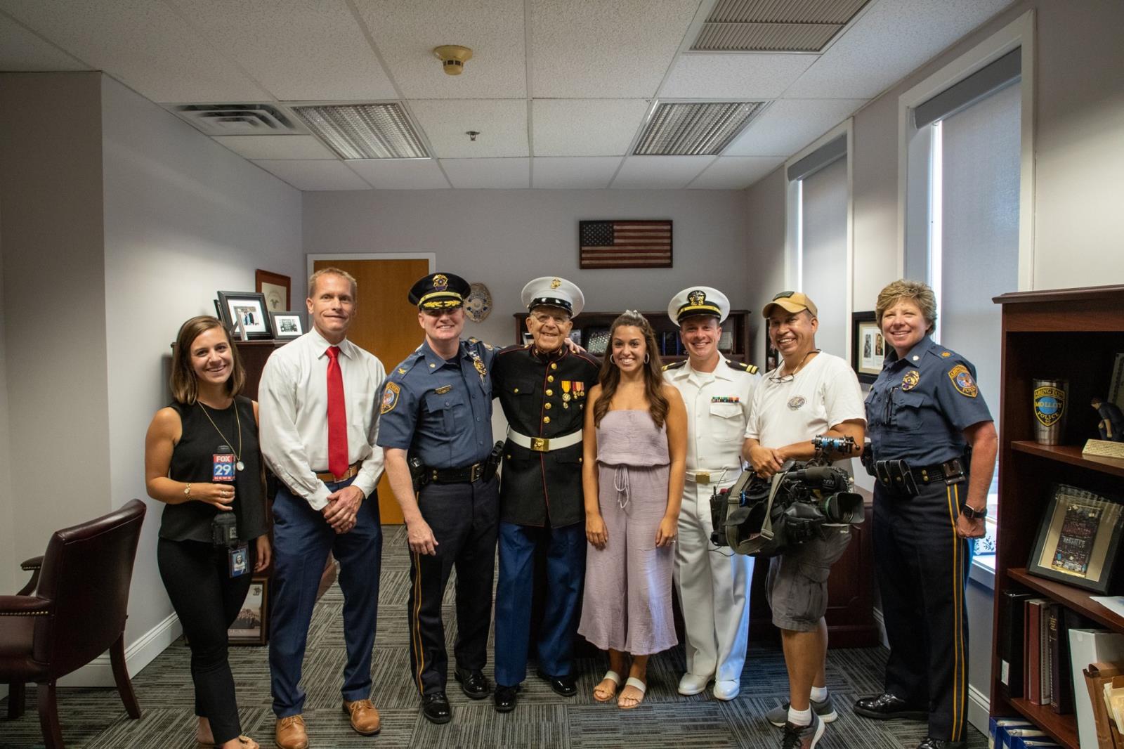 Police Group picture with Roland Scarinci