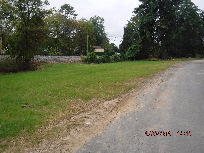 Ground stabilization in Hillside Cemetery at SEPTA Crossing Number 1