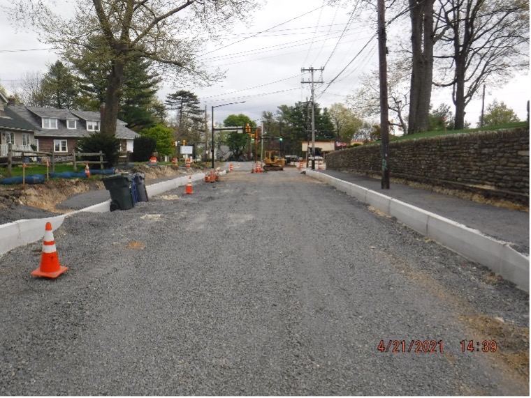 roadway reconstruction edge hill rd