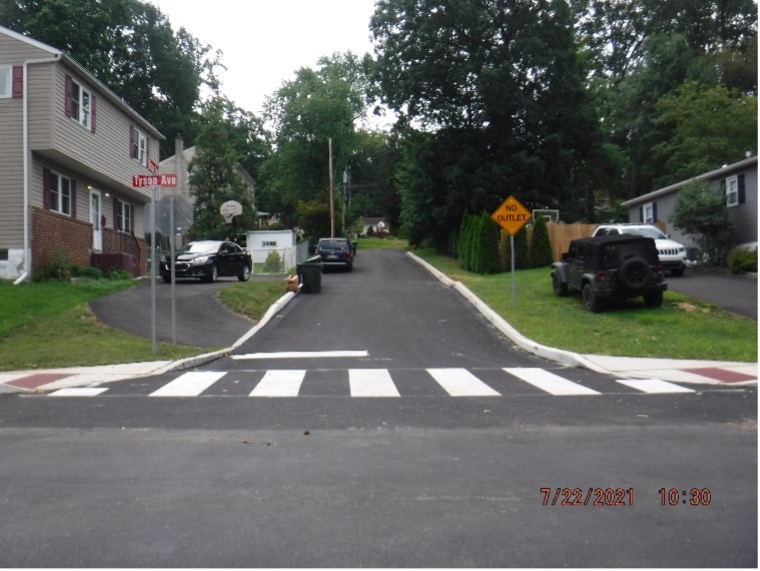 Image of Final Asphalt on Bruce Road Looking South