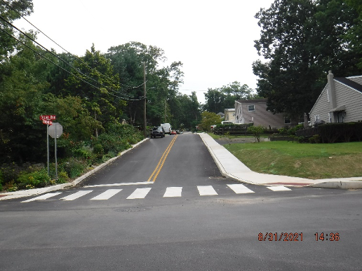 Edgecomb Ave Looking South from Tyson Ave