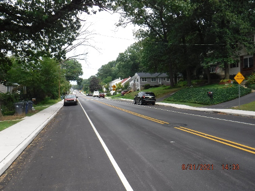 Tyson Ave Looking East Between Custer Ave Bradfield Road