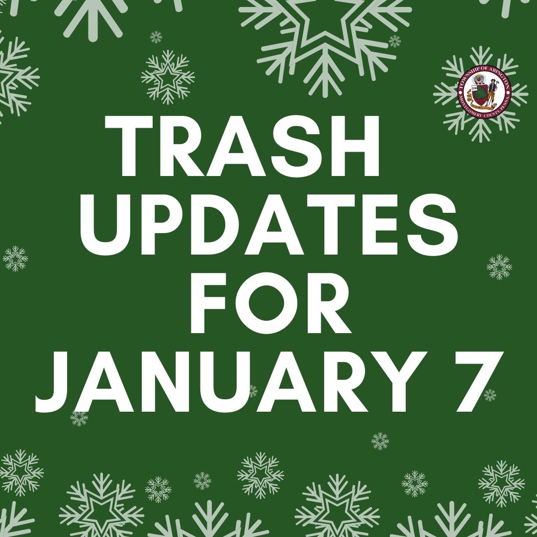 Trash Updates for January 7