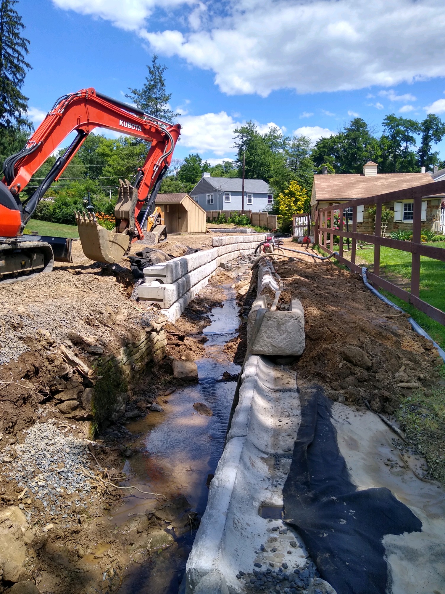 Old Huntingdon Pike Stream Bank Stabilization